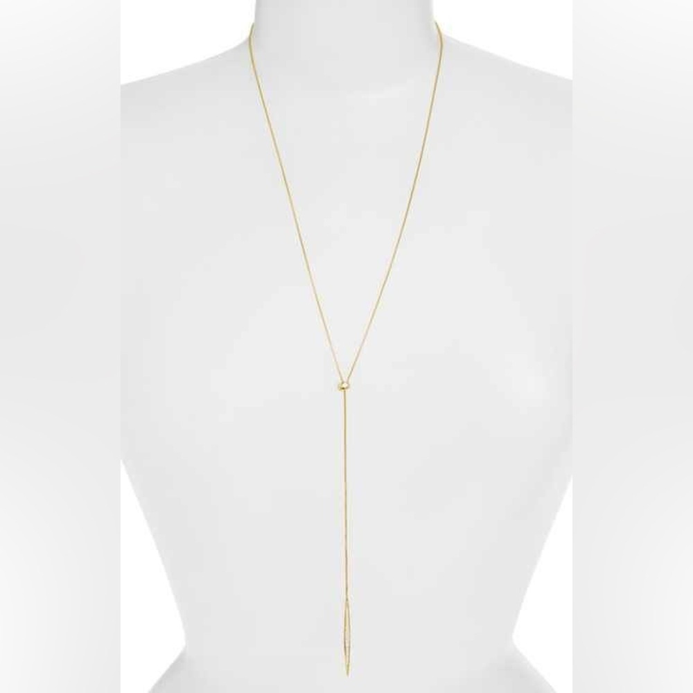 Nadri 'Tattoo' Encrusted Lariat Necklace